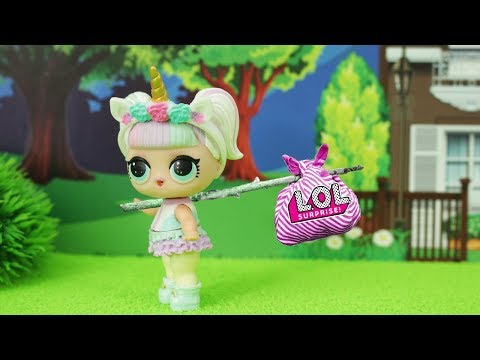 BONECA LOL SURPRESA UNICORNIO FOGE DA ESCOLA!!! LOL SURPRISE DOLL SCHOOL ESCAPE