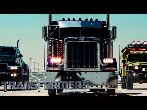 Transformers (2007) - Optimus vs Bonecrusher | 4K UHD