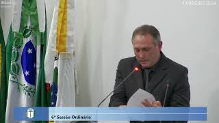 Sessão da Câmara de Vereadores Irati 13/09/2022
