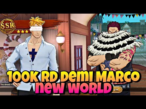 Tempat TERHOKI Abad Ini !! Gacha All In (100k RD) Demi Marco New World - One Piece Burning Will
