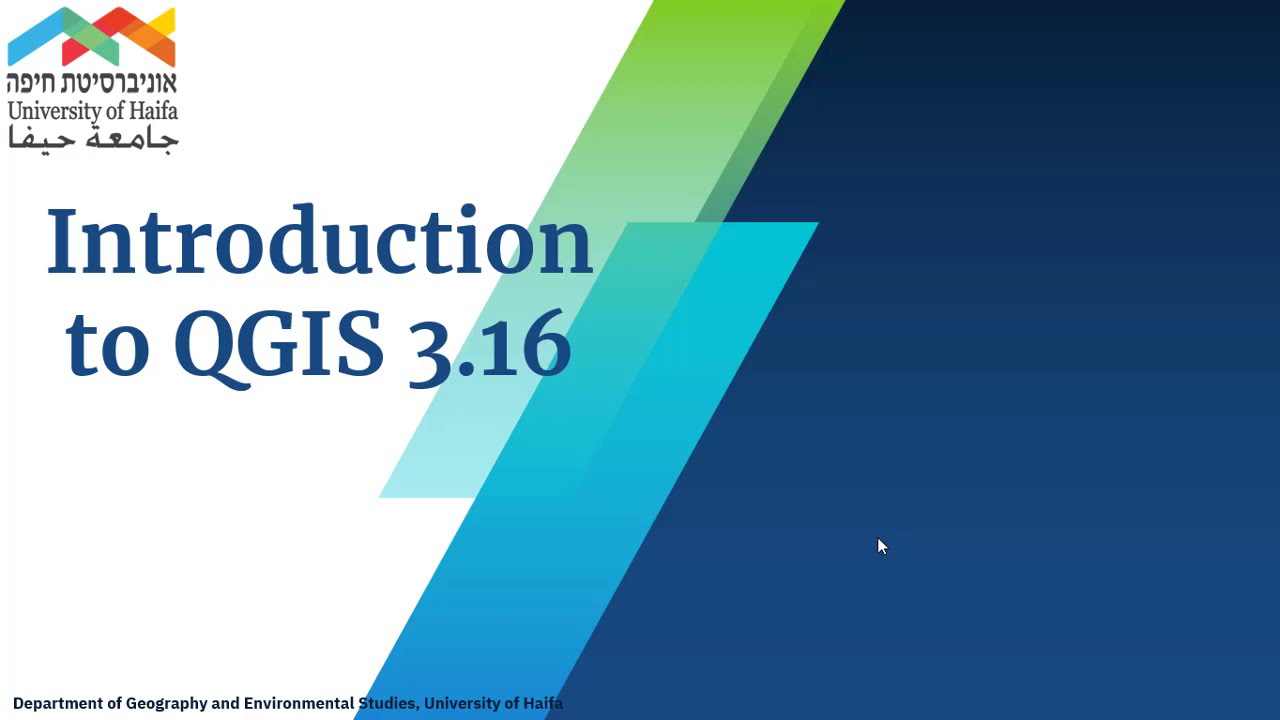 Introduction to QGIS (Hebrew)