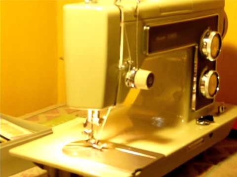 NIFTYTHRIFTYGIRL: VINTAGE KENMORE 1516 SEWING MACHINE