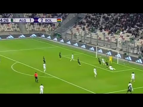 Aissa Mandi goals vs Bolivia in last minutes of the game #algeria #internationalfriendly