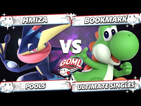 GOML 2025 - Hmiza (Greninja) Vs. Bookmark (Yoshi) Smash Ultimate - SSBU