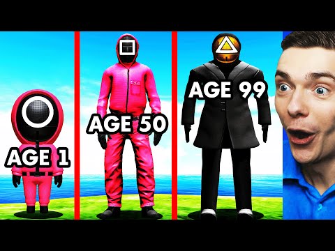 Surviving 99 YEARS As SQUID GAME GUARD (GTA 5)