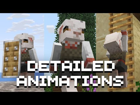 Detailed Animations - Minecraft animation Resource pack