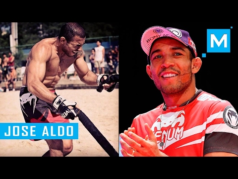 Jose Aldo Conditioning Training & Pad Works | Muscle Madness