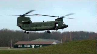 preview picture of video 'Chinook at slope Gilze Rijen'