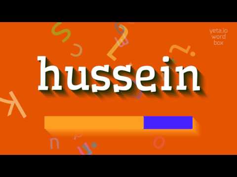 How to say "hussein"! (High Quality Voices)