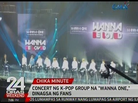 24 Oras: Concert ng K-pop group na 'Wanna One,' dinagsa ng fans