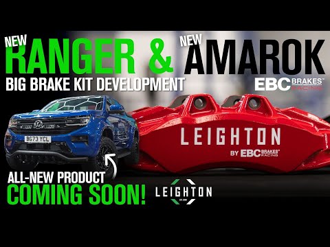 New Ford Ranger/VW Amarok BIG BRAKE KIT Testing! | Leighton Vans