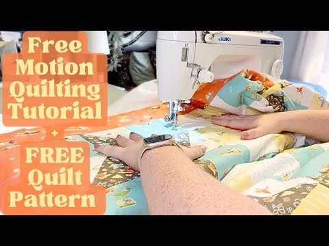 Beginner Free Motion Quilting Tutorial | FMQ on a Domestic Sewing Machine