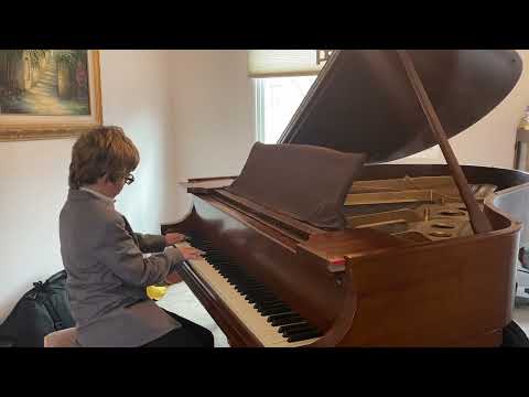 Henry piano performance for Federation Junior Festival