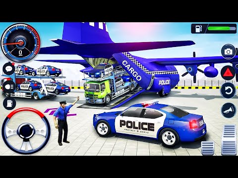 Police Cargo Transport Simulator 3D - Police Car Transporter Truck Trailer Driver - Android GamePlay