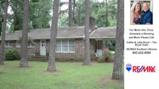 preview picture of video '3812 Bryant Street, Loris, SC Presented by Eddie Boyd.'