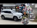 Z Black Fortuner Public Reaction ️ Viralvideo Vlog Reaction Fortunerloverz Crazy