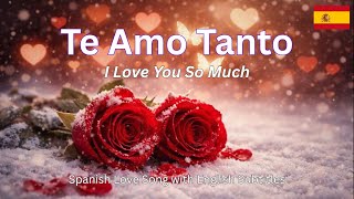 Download lagu Te Amo Tanto – I Love You So Much – Spanish Love Song with English Subtitles (Lyrics Video) mp3
