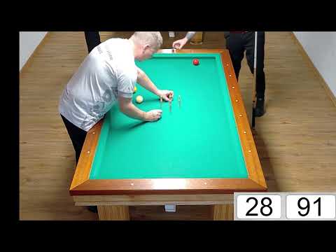 10.Spieltag 1.Bundesliga Falkenberg 1 - Netzen 1 Billard 1