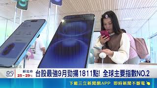 9月狂飆1811點全球第二！台積電領軍完整供應鏈 打造台灣超強生態系｜三立財經iNEWS