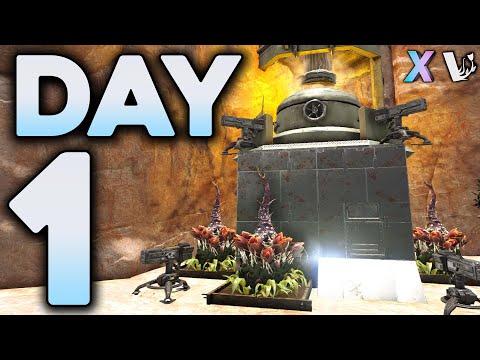 DUO Claiming Triple Waterfall Cave Day 1! - ARK PvP (Ft. Vitality)