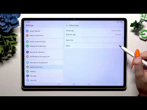 Huawei MatePad 12X – How to Change Default Apps
