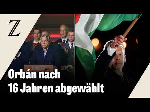 Video Thumbnail: Pro-europäischer Orbán-Gegner Magyar gewinnt Wahl in Ungarn und wird neuer Regierungschef