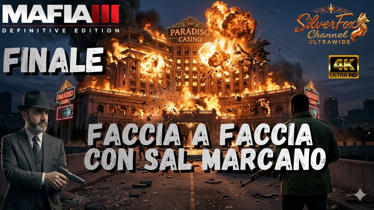MAFIA III - FINALE - SAL MARCANO - GAMEPLAY ITA - PC - PS5 - WALKTHROUGH - ULTRAWIDE - 21:9 - 4K