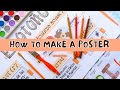 HOW TO MAKE A POSTER FOR SCHOOL PROJECT 💥 ⚡  CREATIVE POSTER PRESENTATION IDEAS