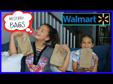 16 MYSTERY BAGS CHALLENGE " WALMART EDITION " SISTER FOREVER Video