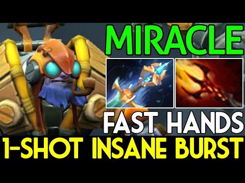 OMG FAST HANDS! Insane Burst Tinker by Miracle - DREAMLEAGUE SEASON 8 DOTA 2
