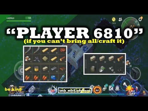 "PLAYER 6810" using tanning rack | REVENGE RAID - Last Day On Earth: Survival