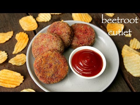 beetroot cutlet recipe | beetroot tikki recipe | how to make beetroot patties