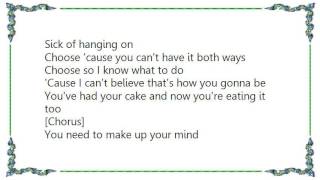 Hoobastank - Sick of Hanging On Lyrics