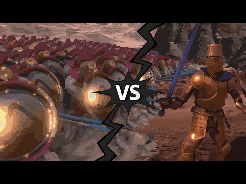 10,000 SPARTANS Vs. 500 GOLDEN KNIGHTS.