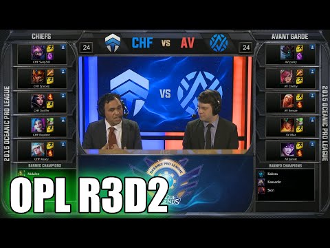 Chiefs vs Avant Garde | Round 3 Day 2 Oceanic Pro League Spring 2015 | CHF vs AV
