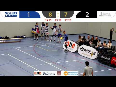 Volley Luzern NLA gegen Lindaren Volley Amriswil Livestream 2. Runde 23.12.2018 2/2