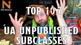 Top 7 Unpublished Unearthed Arcana Subclasses | Nerd Immersion