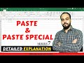 Completely Cover Of Excel PASTE OPTION Part 7 Excel Series
