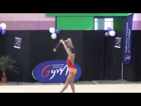 Morgane Nong championnat de France 2015 individuel massues