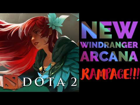 DOTA 2 | WINDRANGER ARCANA | FIRST RAMPAGE | 2020