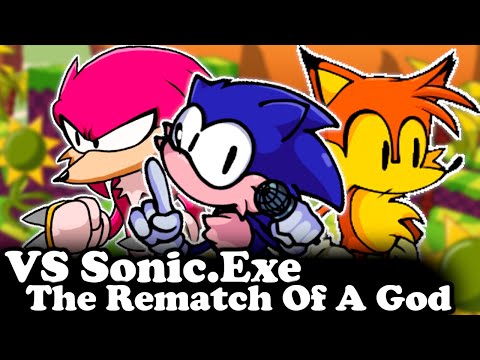 FNF | VS Sonic.Exe: The Rematch Of A God V1 | Mods/Hard/Gameplay |