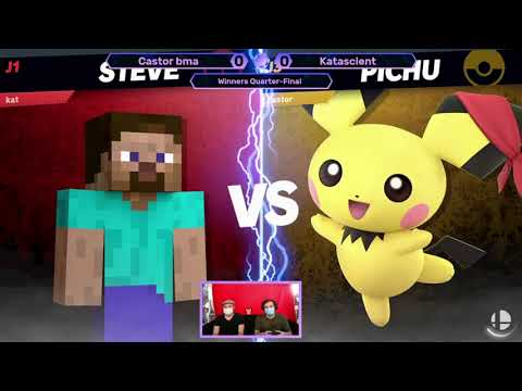 Coupe DitootiD #2 SSBU Pool Winners Quarter Final  -Katascient (Steve) VS Castor (Pichu)