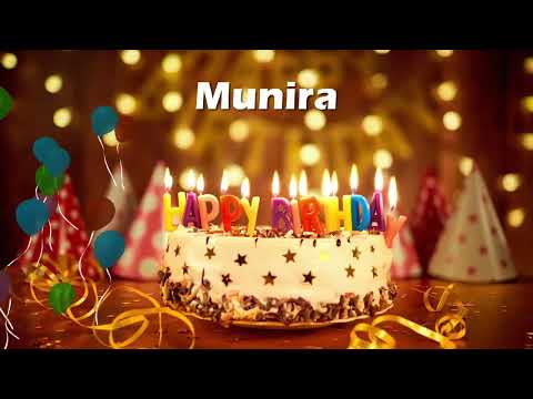 Happy Birthday Munira | Birthday Cake Munira | Wish you a very Happy Birthday | Munira Birthday Wish