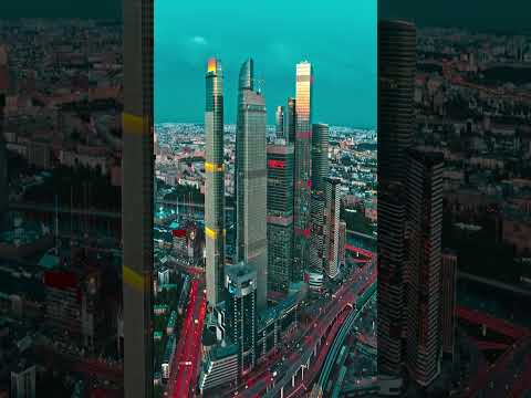 Moscow, Russia by Drone - 4K Video Ultra HD [HDR]