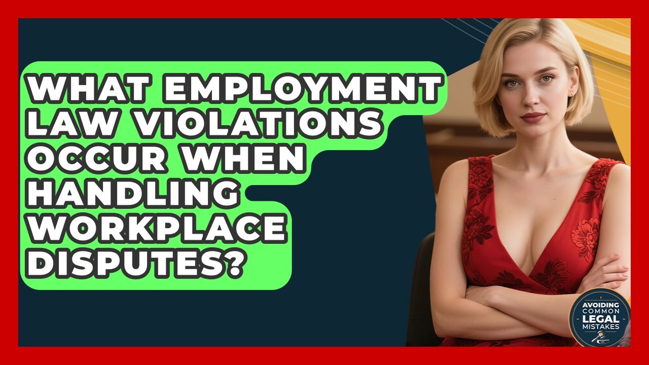 What Employment Law Violations Occur When Handling Workplace Disputes?
