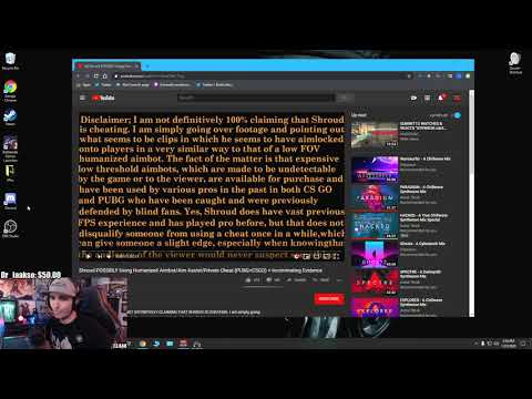 summit react - shroud cheating