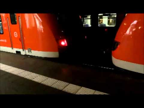 Ansagen wegen einer  Störung am einem Zugteil der S1 nach Solingen Hbf