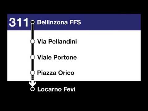 annunci FART - 311 Bellinzona - Sementina - Gordola - Tenero - Locarno