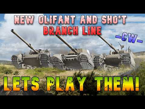 New Olifant And Sho'T Branch Line Lets Play Them! ll Wot Console - World of Tanks Modern Armor