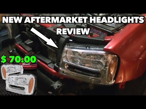 New Aftermarket Head Lights Review. Trailblazer.